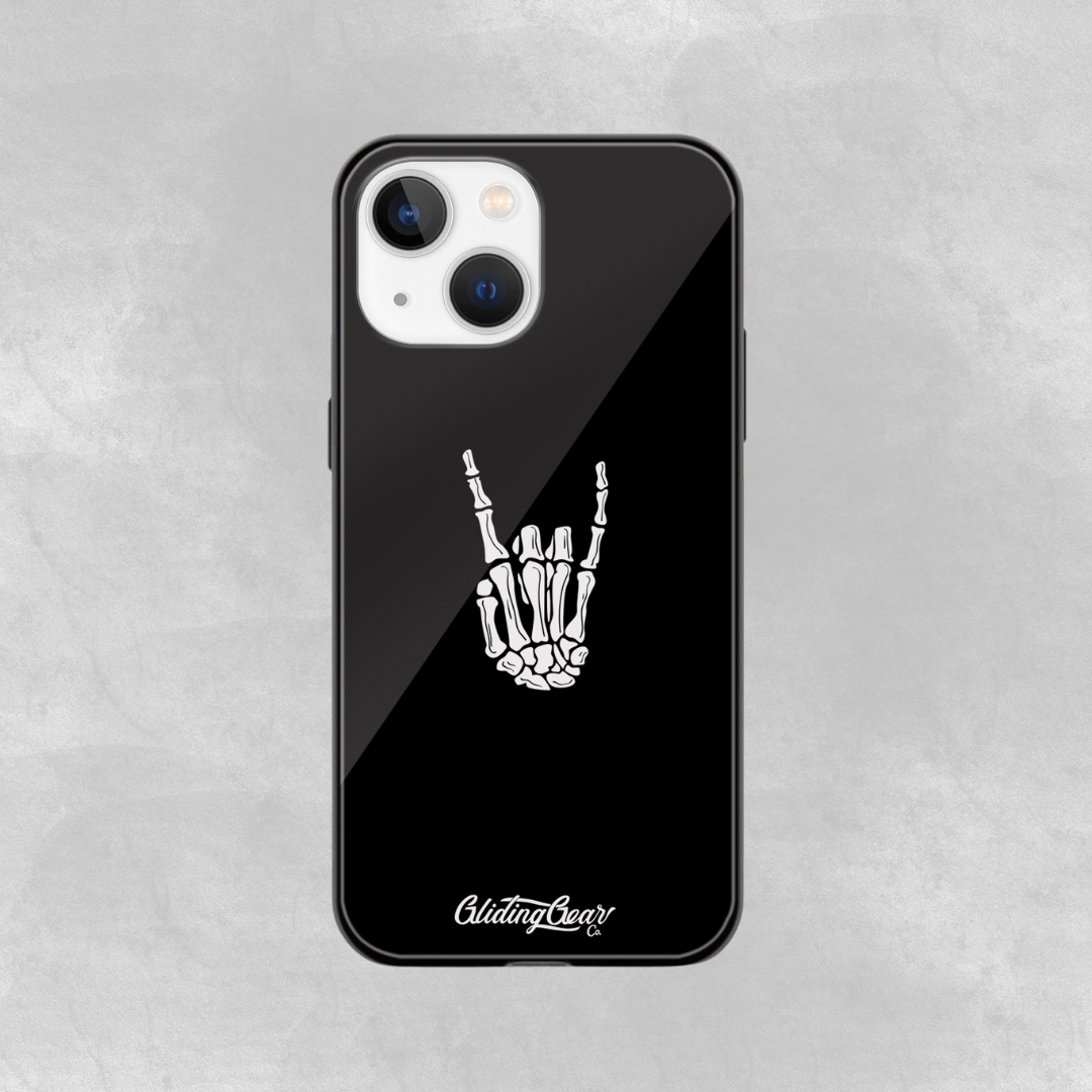Skeleton Rock On Iphone Cover