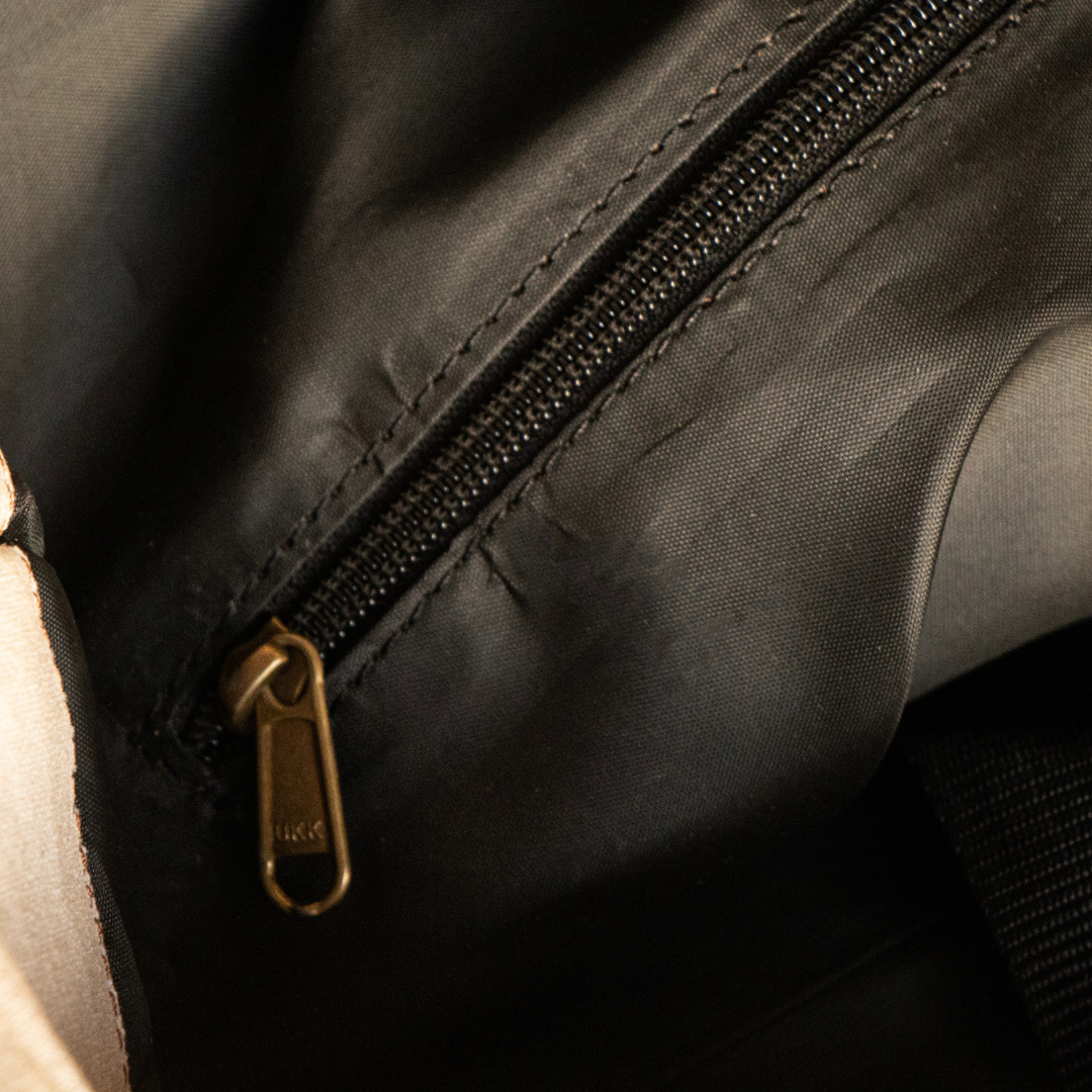 The Leather Backpack (Ranger) - Beige/Brown