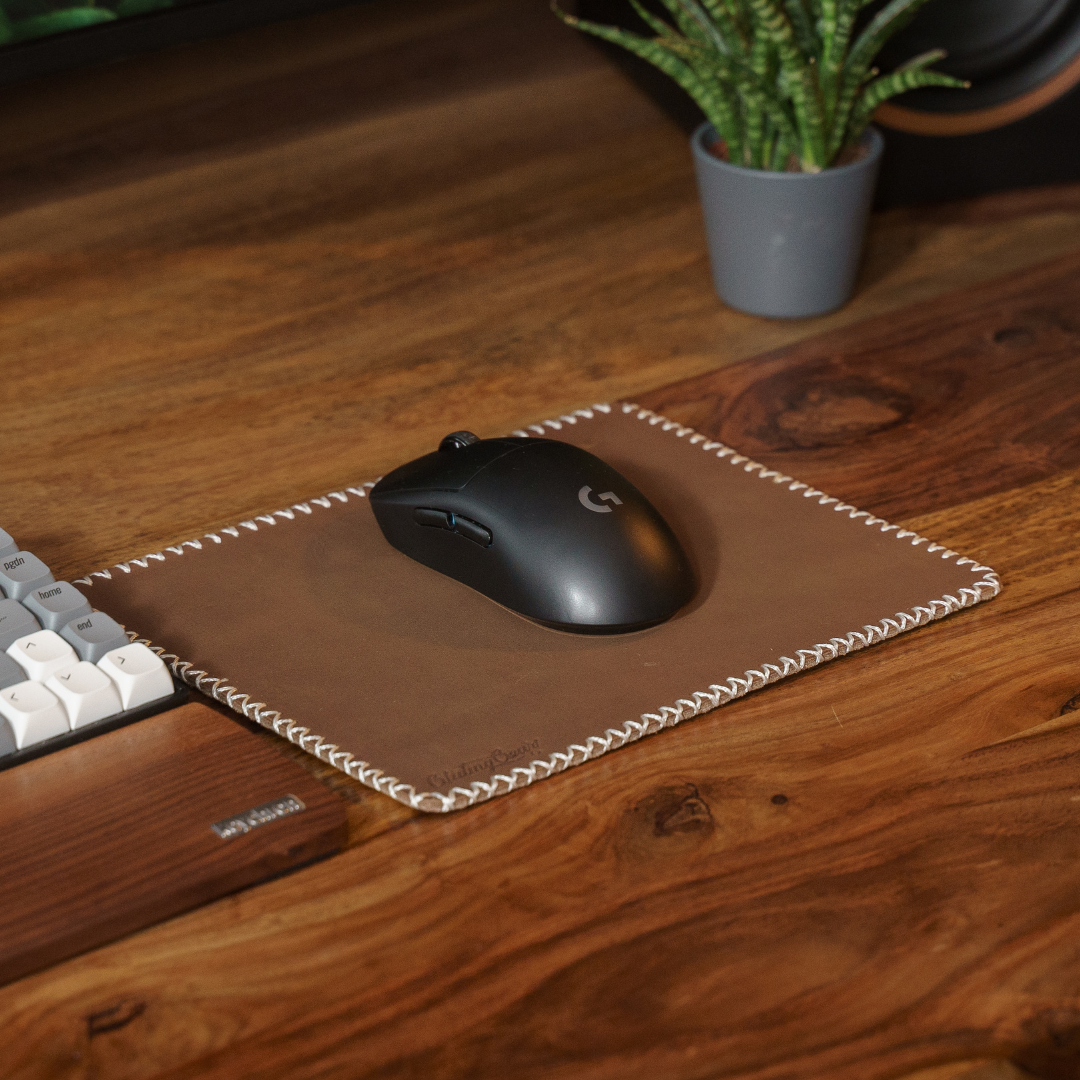 leather mouse pad