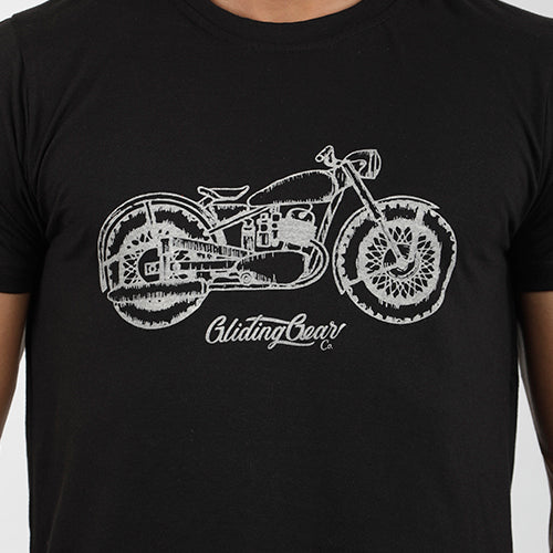 black t-shirt