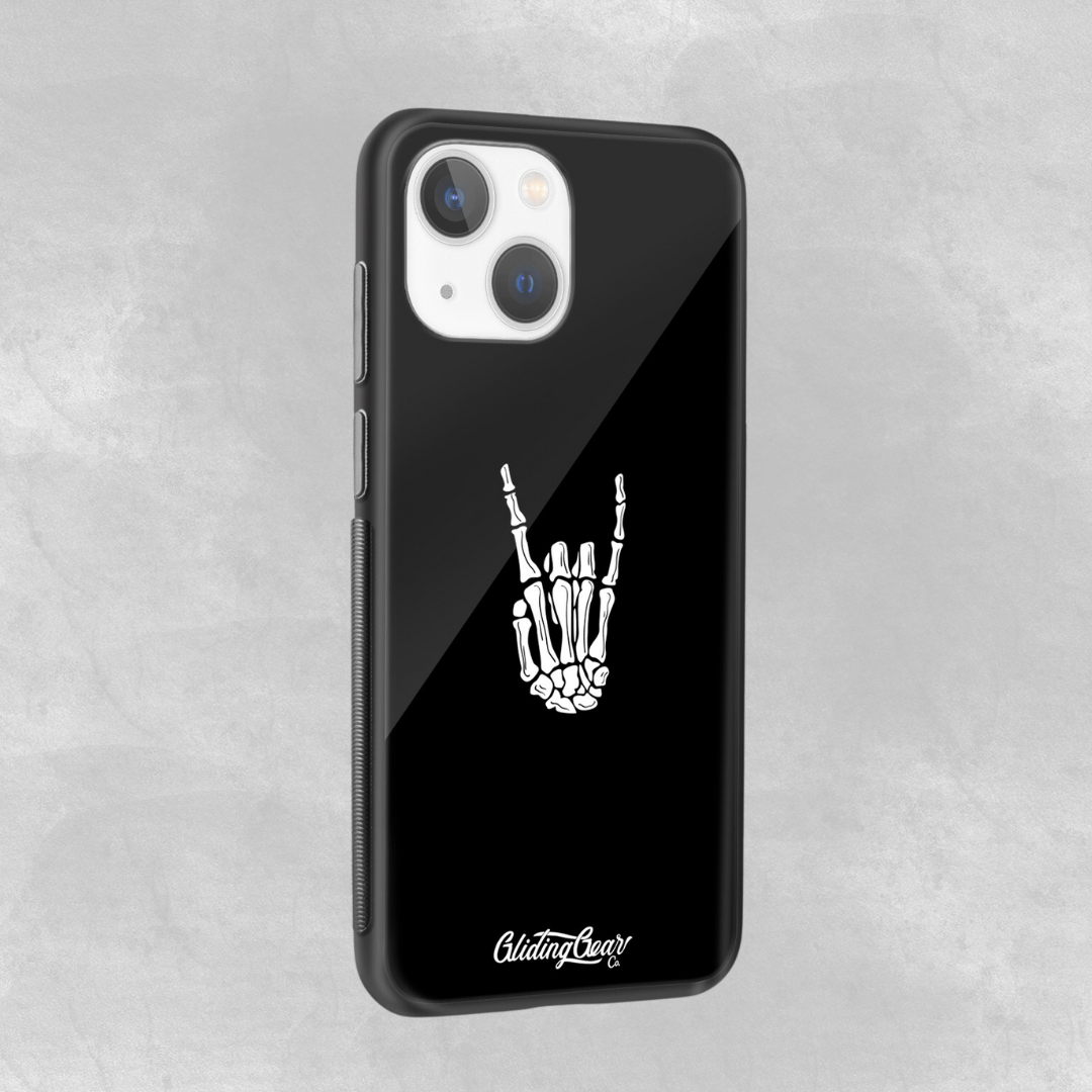 Skeleton Rock On Iphone Cover