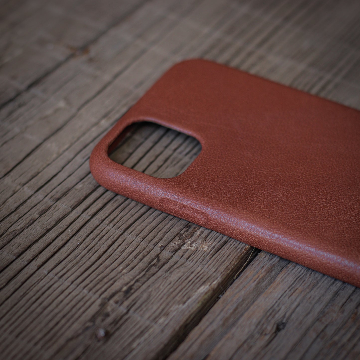 iPhone 11 Leather Case - Brown