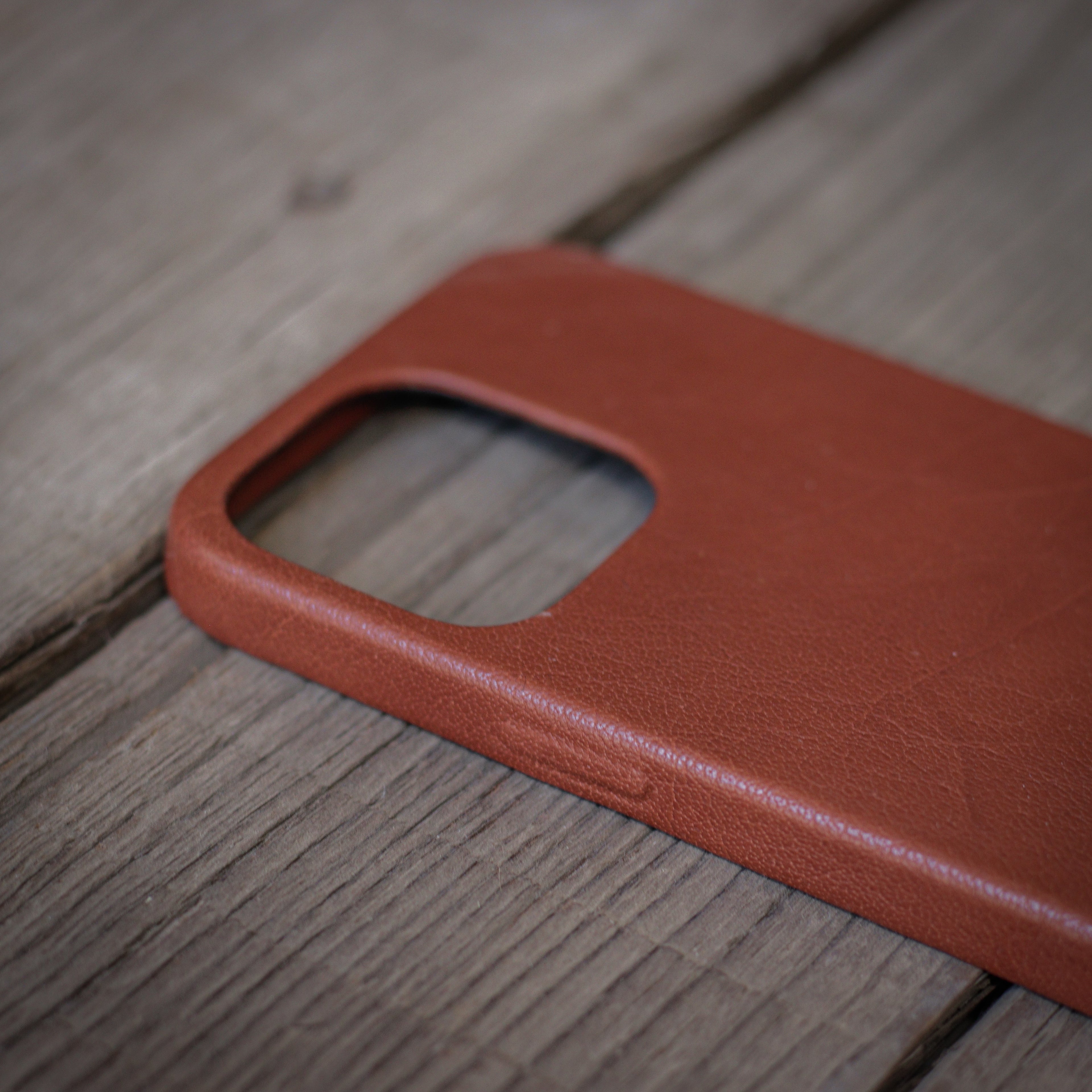 iPhone 13 Pro Leather Case - Brown