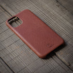 iPhone 11 Leather Case - Brown