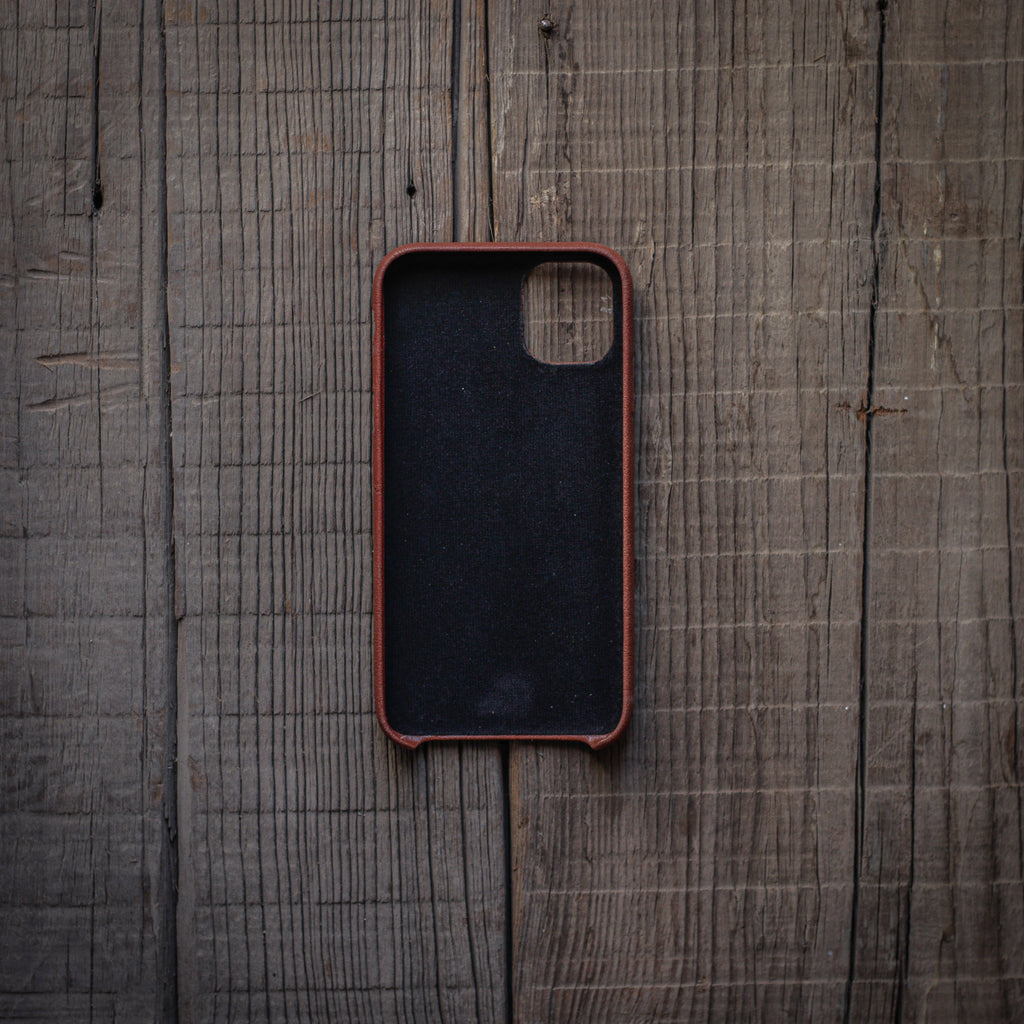 iPhone 11 Leather Case - Brown