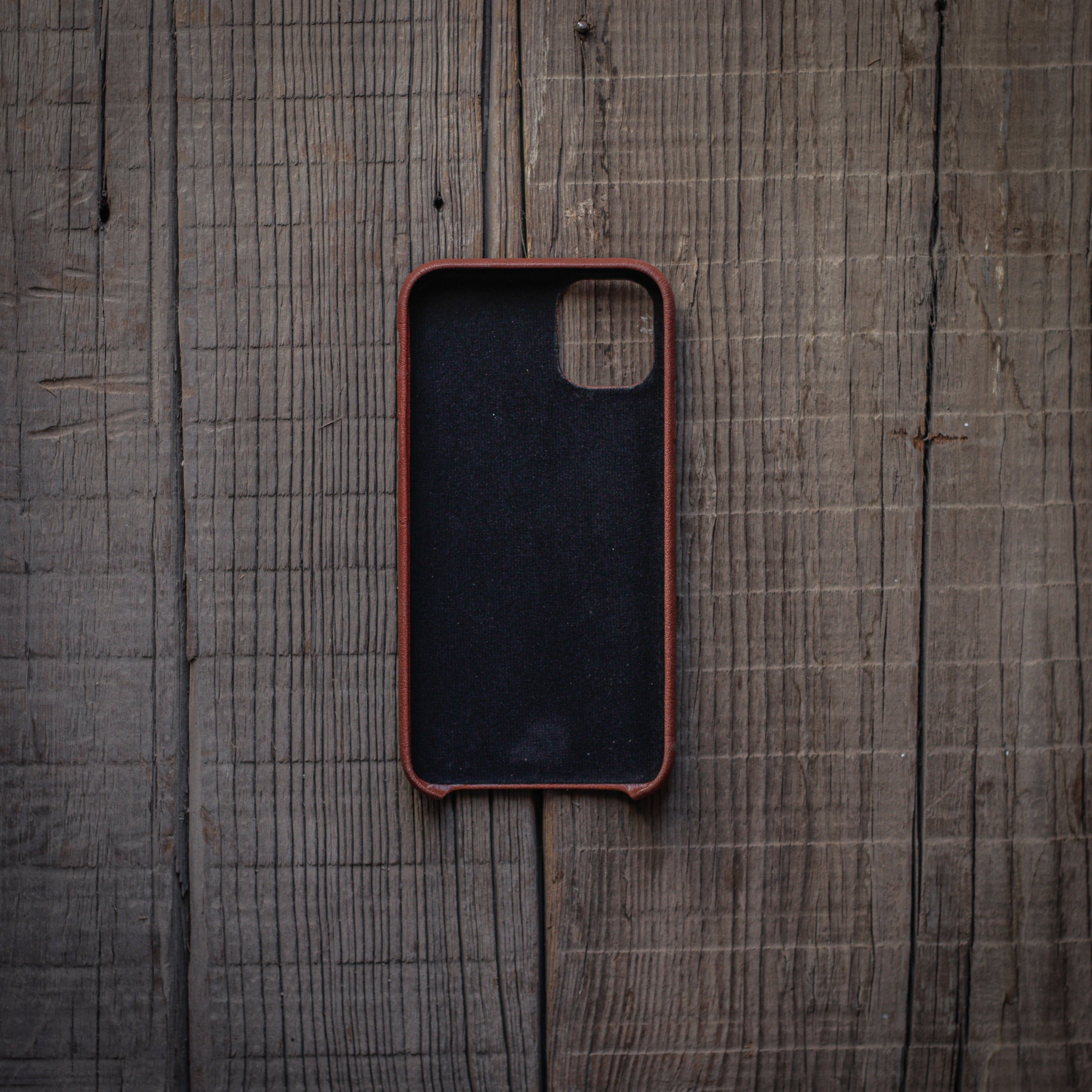 iPhone 11 Leather Case - Brown