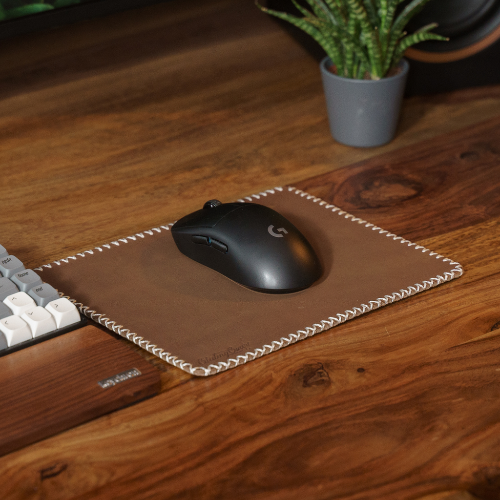 leather mouse pad