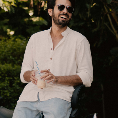 cool white shirt