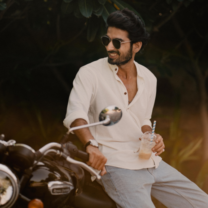 pure cotton white shirt
