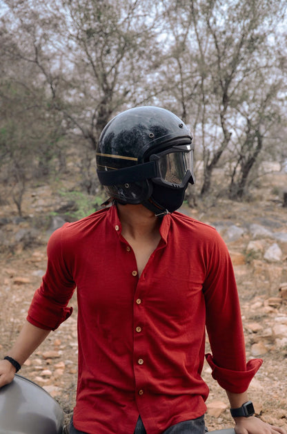 pure cotton red shirt 