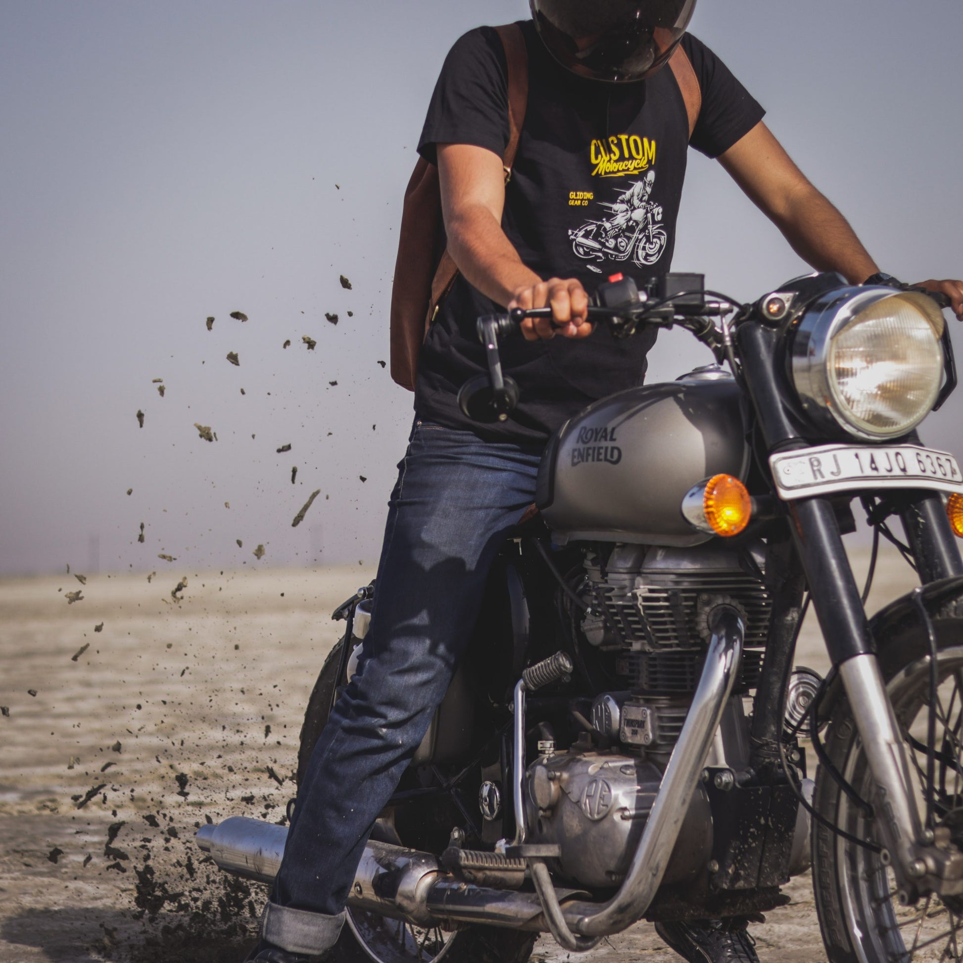 bike printed t-shirt